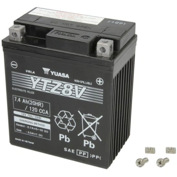 Akumulators YUASA YTZ8V YUASA 12V 7,4Ah 120A (113x