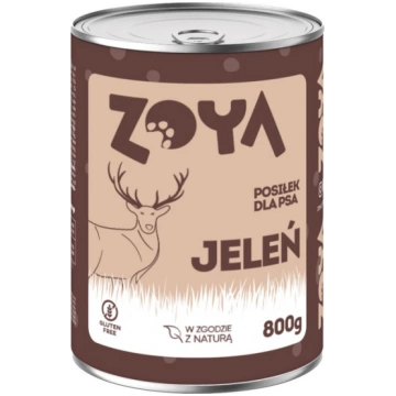Zoja briedis ? kārba - mitrā suņu barība - 800g