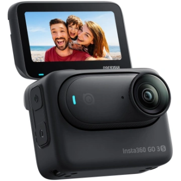 Insta360 Go 3S action camera, 64 GB, black (CINSAA