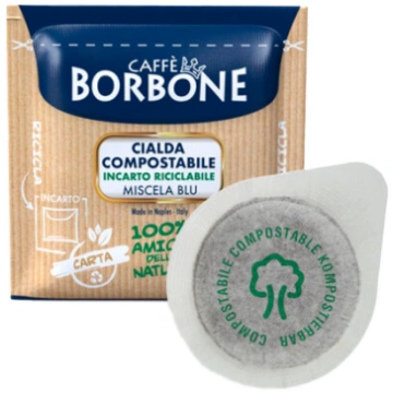 Caffè Borbone 50 cialde ESE44 con filtro in carta 