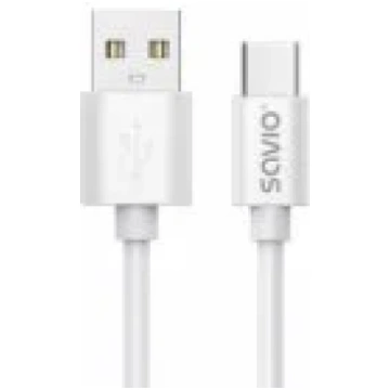 Savio Cable USB-A - USB-C 3m White CL-168 vads SAV