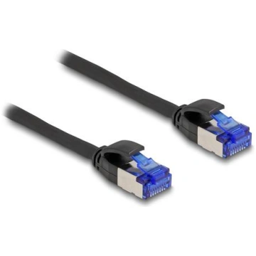 Delock RJ45 Ethernet cable Cat.6A S/FTP Slim 1m bl