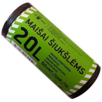Atkritumu maisi, 20 l, 50 gab VD Pack