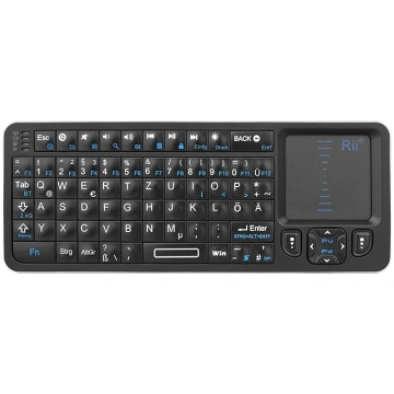 Rii Mini Bluetooth tastatūra ar skārienpaliktni, b