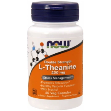 L-Theanine 200 mg with Inositol Now Foods 60 vcaps