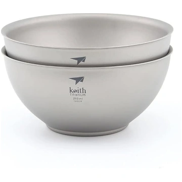 Keith Ti5351 250ml titāna trauku komplekts Ultrali