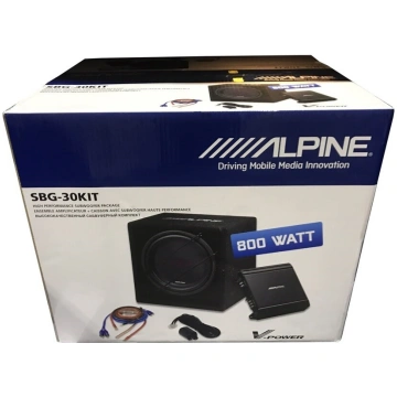 Alpine SBG-30KIT active subwoofer KIT 12" (300 mm)