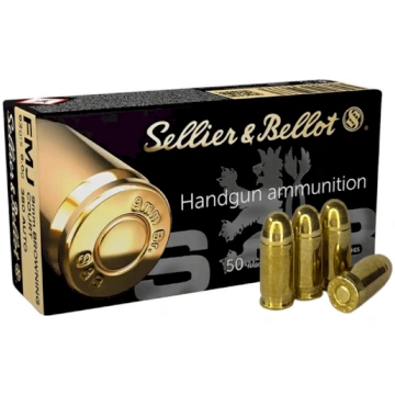 Sellier & Bellot Patronas 9mm Makarov FMJ 6,15g