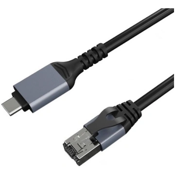Adaptera kabelis CAT6 UTP, USB Type-C uz RJ45, 15m