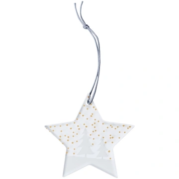 Ziemassvētku piekariņš Ice Star egle 8,5 cm Raeder