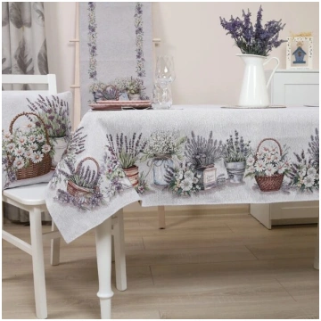 Textile Idea galdauts Lavandas harmonija, 165x300 