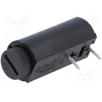 Fuse holder; THT; 5x20mm; -30÷85°C; 10A; thermopla