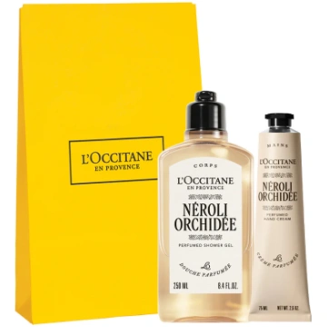 Neroli&Orchidee produktu duets L'Occitane