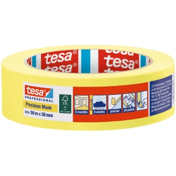 Tesa 4334 Precision Mask Krāsotāju lente iekšdarbi