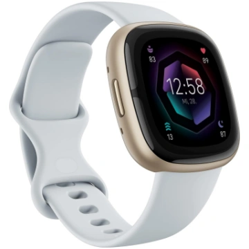 Fitbit Sense 2, zelta/gaiši zila - Viedpulkstenis