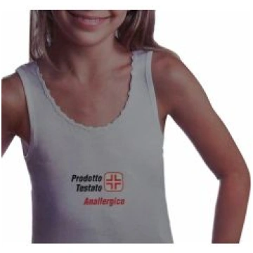 Set 3 Pezzi Canotta Bambina Spalla Larga Cotone Le
