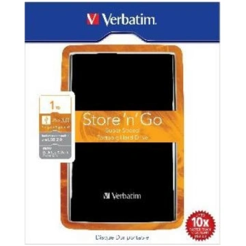 External HDD Verbatim Store & Go G1 2.5inch 1TB US