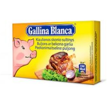 Bekona buljons GALLINA BLANCA, 8x10g