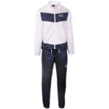 EA7 Man Woven Tracksuit - white/navy blue