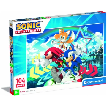 "CLEMENTONI puzle ""Sonic"", 104 gab., 27267" CLEM