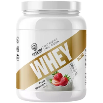 SWEDISH SUPPLEMENTS Whey Deluxe Fresh Strawberry p