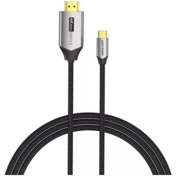 Vention USB-C uz HDMI kabelis CRBBH — 2 m, 4K@60Hz