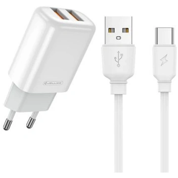 Ātrās uzlādes strāvas adapteris ar 2 x USB un USB-
