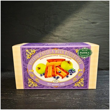 Ābolu pastila ar mellenēm bez cukura 180gr
