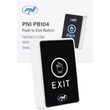 PNI PB104 pieskāriena piekļuves slēdzis, virsapmet