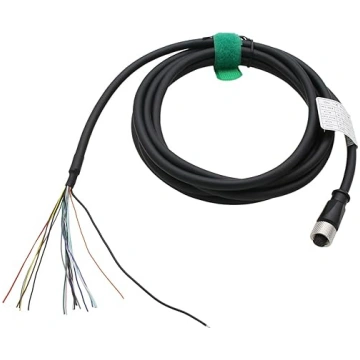 HangTon M12 17-pin A-code to Flying Lead Cable for