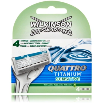 Wilkinson Sword Quattro Titanium Sensitive žiletes