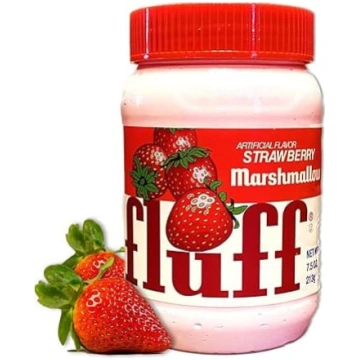 Fluff Marshmallow Fluff Strawberry 213 g, iepakoju