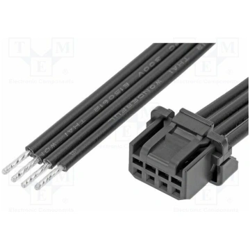 Connector: wire-board; female; PIN: 4; MICRO; Inom