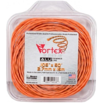 Stiprināta trimmera aukla VORTEX ( 2.7 mm / 15 m )