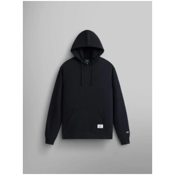 ESSENTIAL FRENCH TERRY HOODIE - BLACK / XS