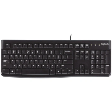 Logitech K120 Wired Keyboard USB-A US Int, Black (
