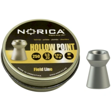 NORICA Pellets 4,5mm/.177 HOLLOW POINT, 250pcs