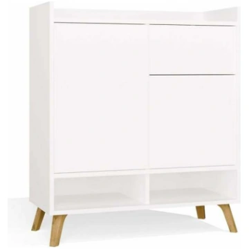 Kumode Colin, balta krās., 92 cm x 35 cm x 80 cm