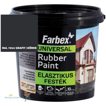 Krāsa Farbex Farba gumova grafita 3.5 kg 31996