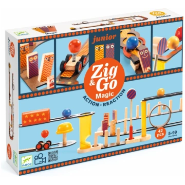 Djeco Construction - Zig & Go - Magic - 43 gabaliņ