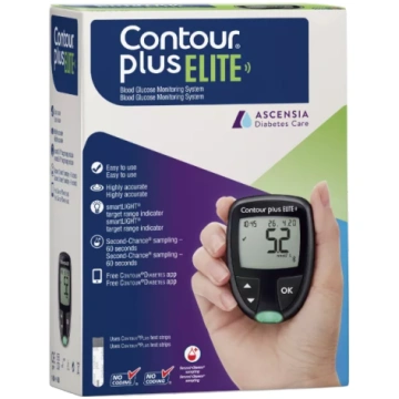 CONTOUR Plus Elite glikometrs, 1 gab