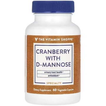The Vitamin Shoppe, Cranberry With D-Mannose, 60 V
