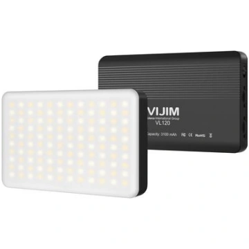Ulanzi VL120 LED lamp with adjustable color temper