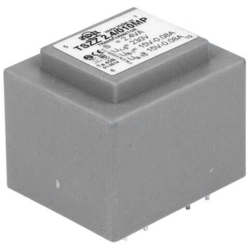 Transformer: encapsulated; 2.4VA; 230VAC; 15V; 15V