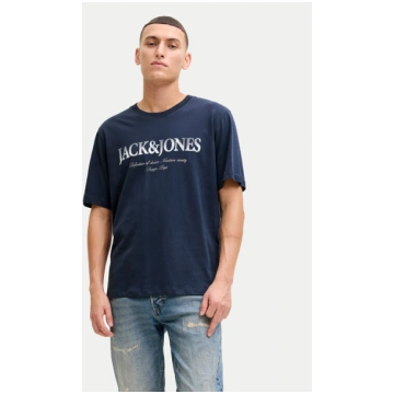 Jack & Jones T-krekls Evin 12290173 Zils Regular F
