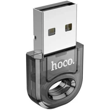 Hoco USB A Bluetooth Adapter - Transparent Black 6