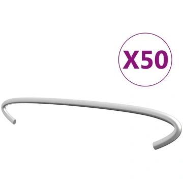 vidaXL gabiona āķi, 50 gab., cinkots tērauds, 20 c