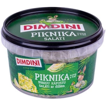 SVAIGU KĀPOSTU SALĀTI AR DILLĒM 400G
