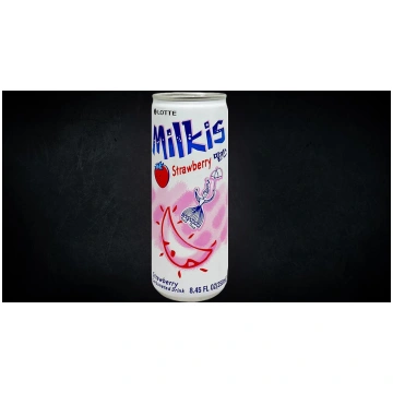 Dzēriens ar zemeņu garšu Milkis, gāzēts, 250ml