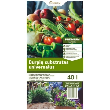 KŪDRAS SUBSTRĀTS UNIVERSĀLS 40 L Agrofirma "Sėklos